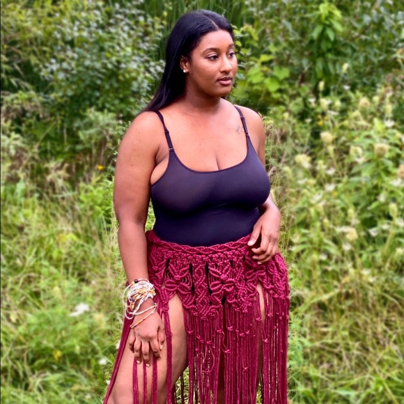 Handmade Macramé GoodVibeGoda Skirt - Picture 1 of 13